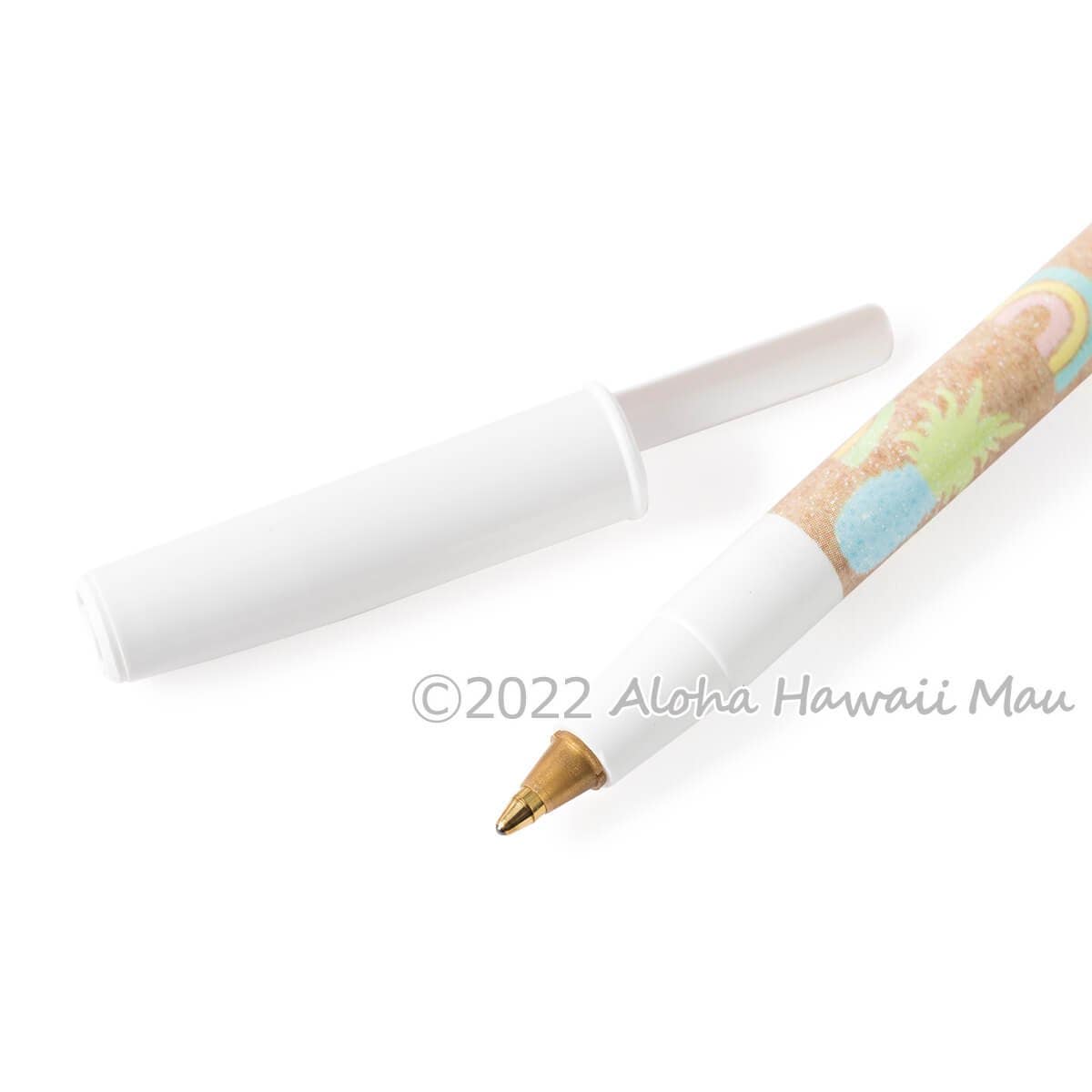 ハワイアン ボールペン レインボー