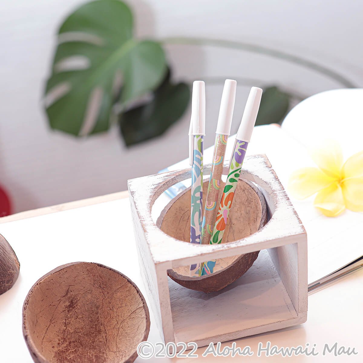 ハワイアン ボールペン レインボー