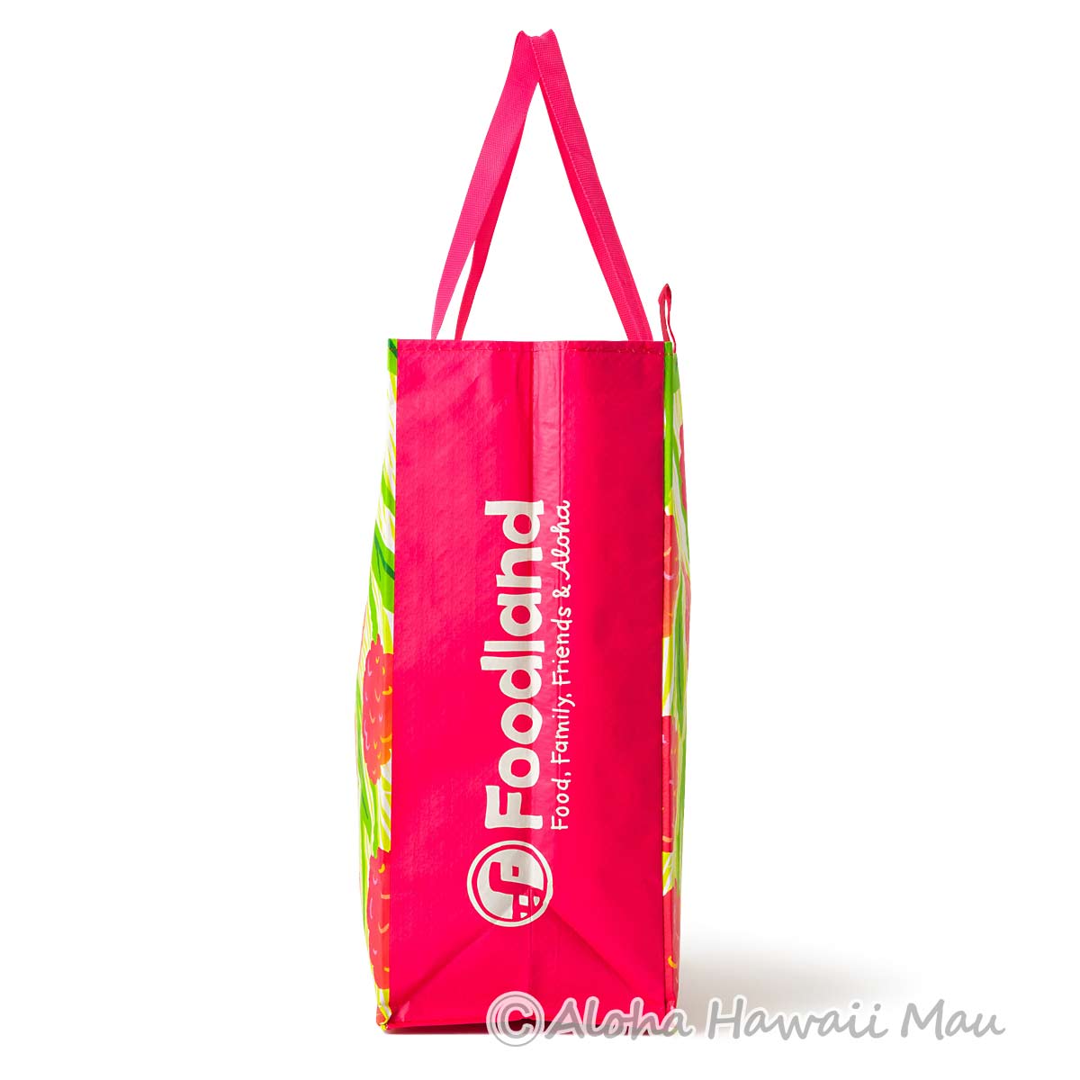 ハワイ限定〉フードランド エコバッグ ライチ柄 リユーザブル トート