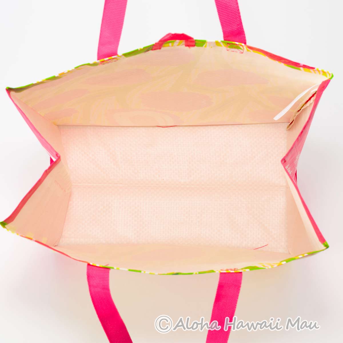 ハワイ限定〉フードランド エコバッグ ライチ柄 リユーザブル トート