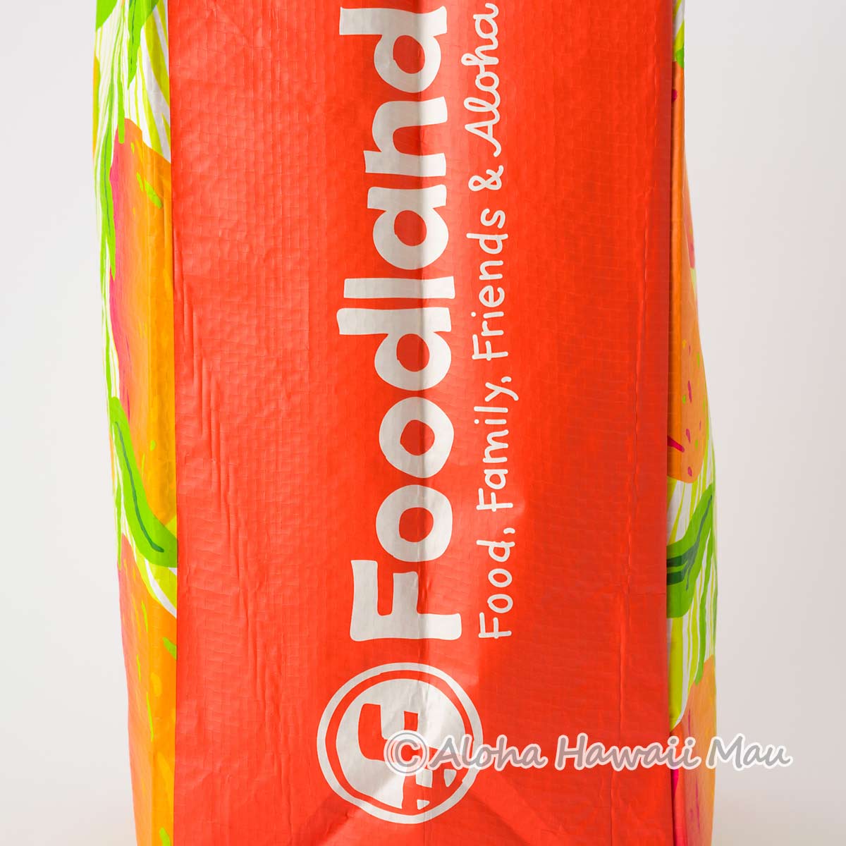 ハワイ限定〉フードランド エコバッグ マンゴー柄 リユーザブル トート