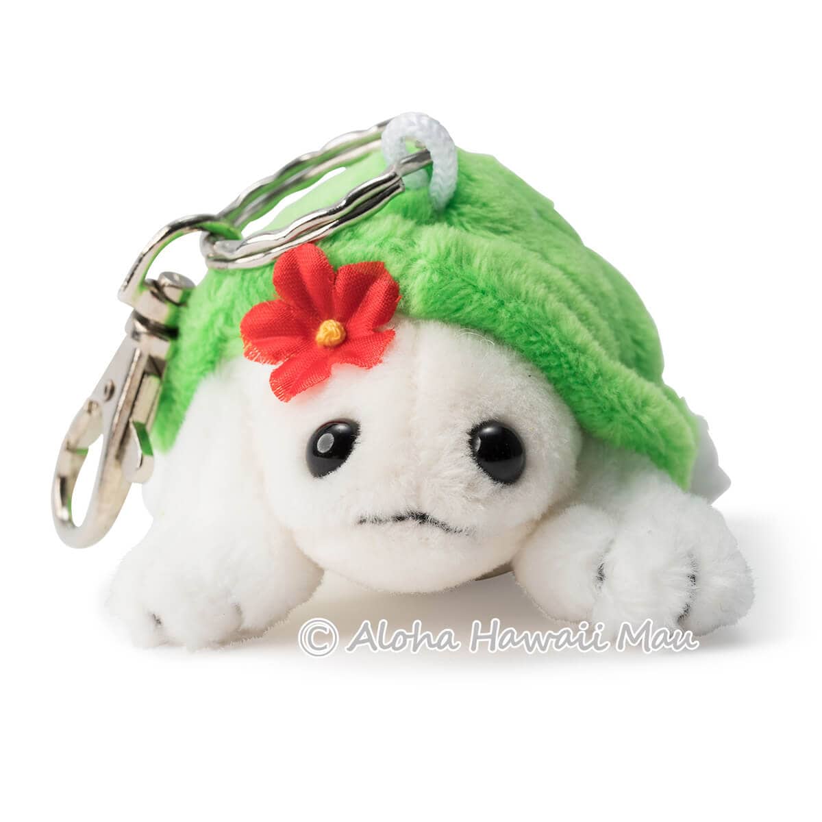 ハワイアンキーホルダー ホヌ ぬいぐるみ キーホルダー グリーン