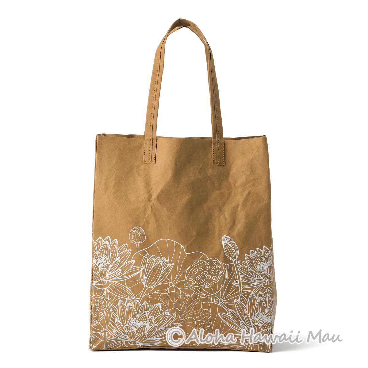 ハワイ限定〉フードランド ペーパーエコバッグ フラワー柄