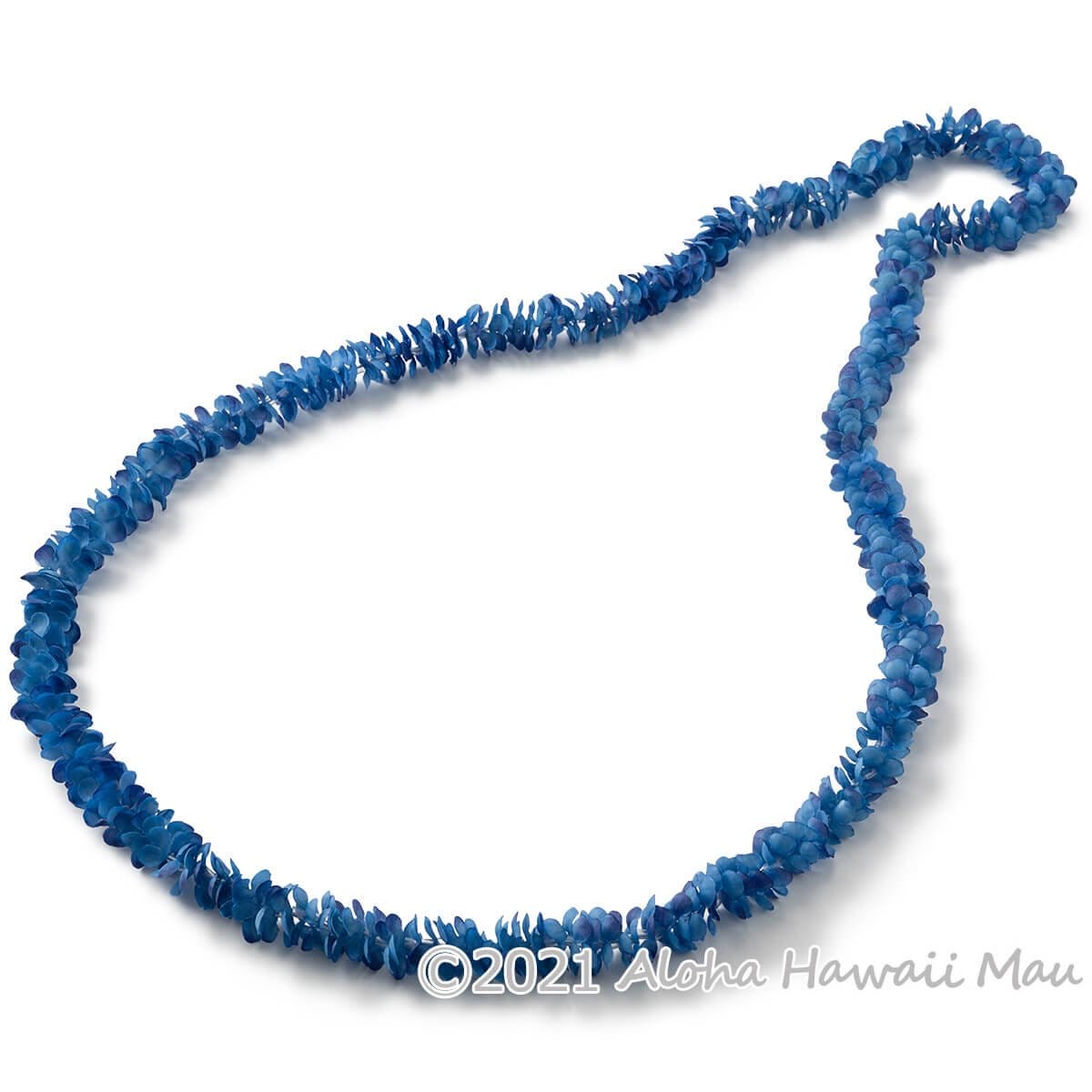 フラダンス用ピカケレイ6本 フラダンス レイ ピカケ ロア ロングレイ ブルー 青