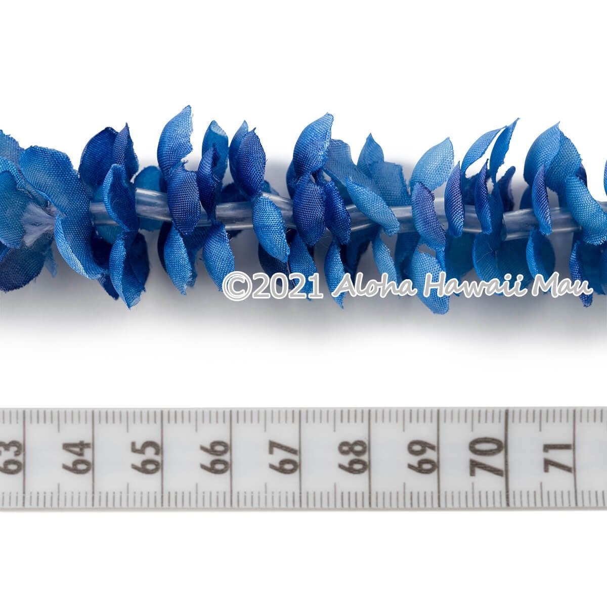 フラダンス レイ ピカケ ロア ロングレイ ブルー 青 | フラダンス