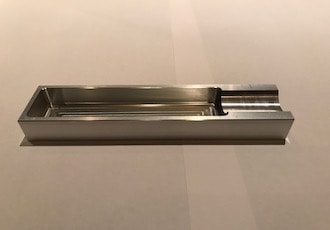 アルミ削り出しシガーアシュトレー (グレーアルマイト)