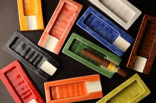 灰皿角型１本用陶_製