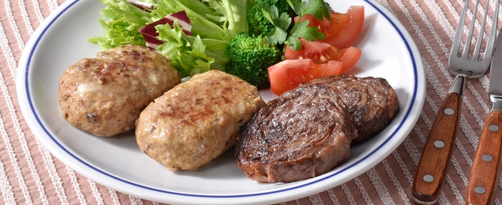 白老 ハンバーグセット | HOKUREN GREEN +PLUS | ホクレングリーン