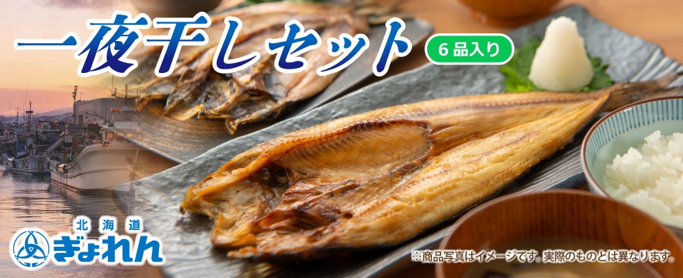 北海道ぎょれん 一夜干しセット（6品入） | HOKUREN GREEN +PLUS