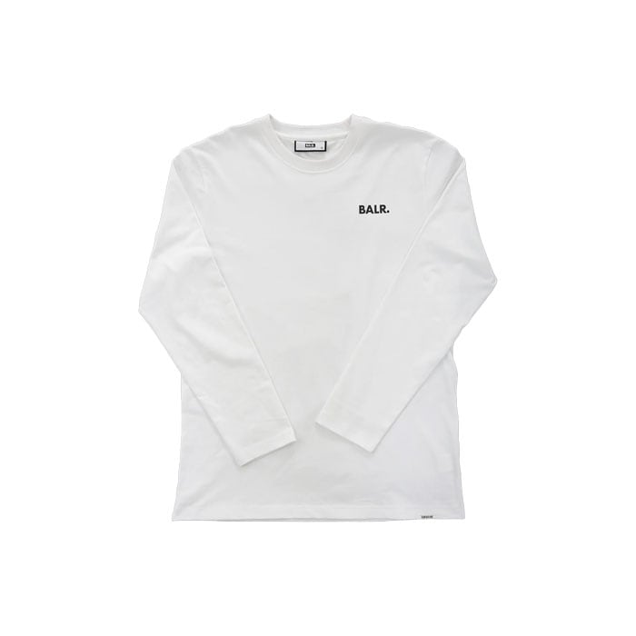 BALR./ボーラー【23AW/日本限定】JP OLAF STRAIGHT BIG LOGO LONGSLEEVE WHITE