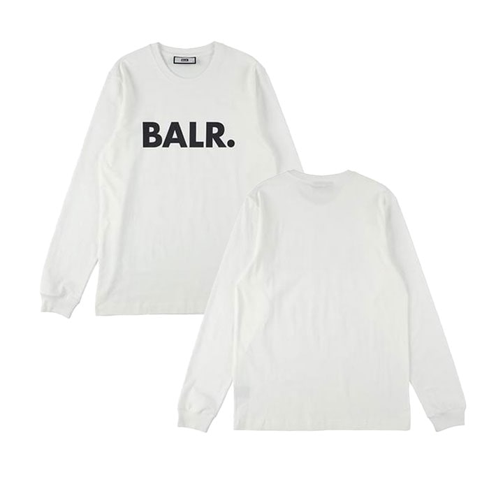 BALR./ボーラー JP BRAND STRAIGHT LONGSLEEVE WHITE