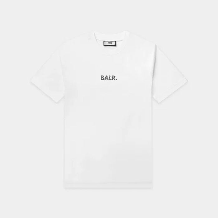 BALR./ボーラー GLITCH REGULAR FIT T-SHIRT BRIGHT WHITE