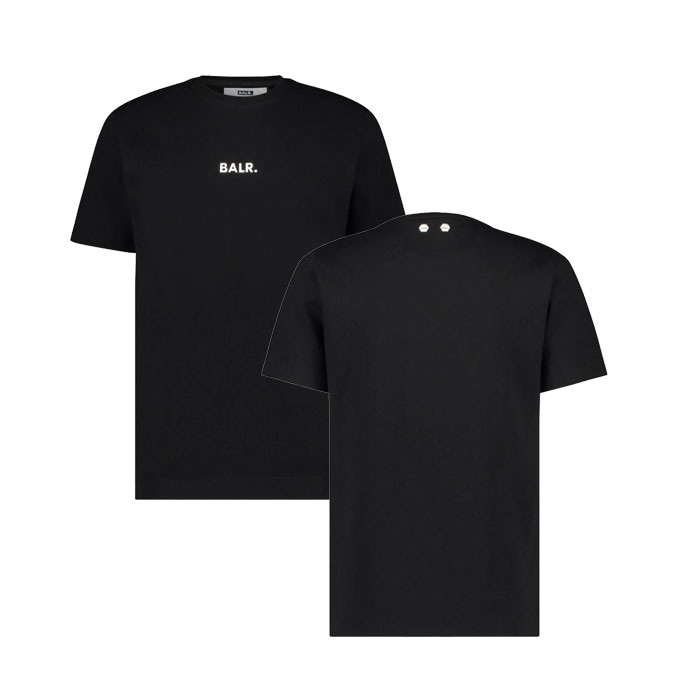 BALR./ボーラー Q-SERIES STRAIGHT T-SHIRT JET BLACK