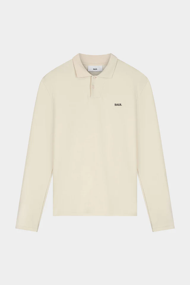 BALR./ボーラー Q SERIES L/S POLO - WHITE SWAN