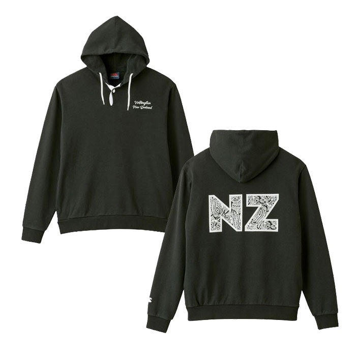 canterbury/カンタベリー RUGGER SWEAT HOODY BLACK