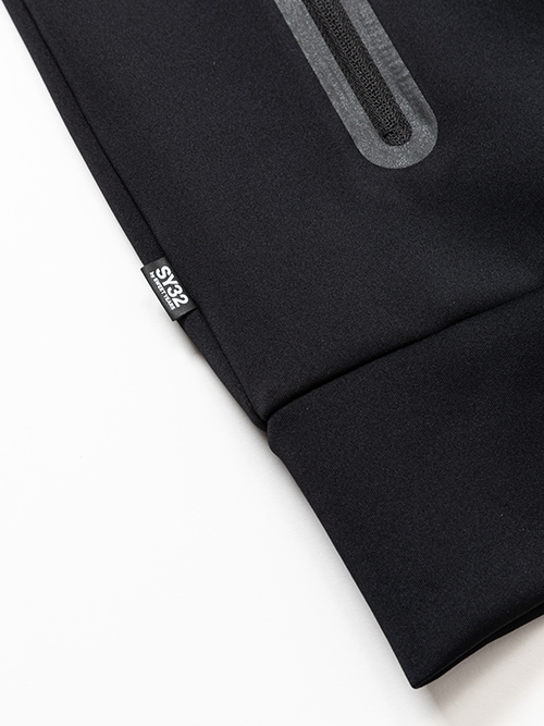 SY32 by SWEET YEARS DOUBLE KNIT EMBROIDERY LOGO P/O HOODIE