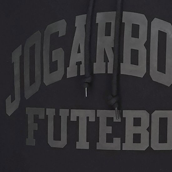 JOGARBOLA/ジョガボーラ FUTEBOL HEAVY WEIGHT PULLOVER SWEAT PARKA  BLACK