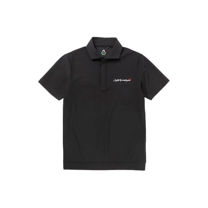 SY32 by SWEET YEARS【2023FW新作】RECYCLE 4WAY ECO SKIPPER SHIRTS｜MEN'S SYG-24SRIC03BLACK