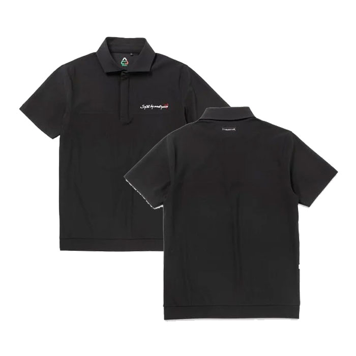 SY32 by SWEET YEARS【2023FW新作】RECYCLE 4WAY ECO SKIPPER SHIRTS｜MEN'S SYG-24SRIC03BLACK