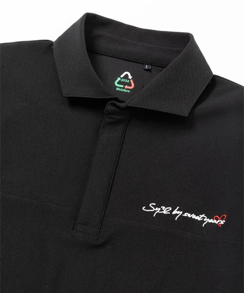 SY32 by SWEET YEARS【2023FW新作】RECYCLE 4WAY ECO SKIPPER SHIRTS｜MEN'S SYG-24SRIC03BLACK