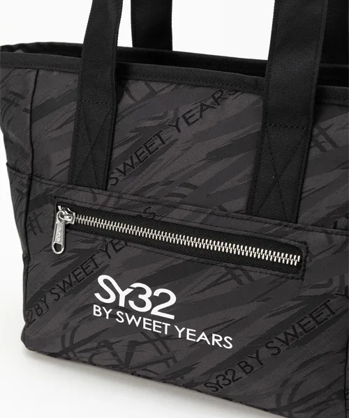 SY32 by SWEET YEARS【2023FW新作】JACQUARD CART BAG SYG-24S103 BLACK