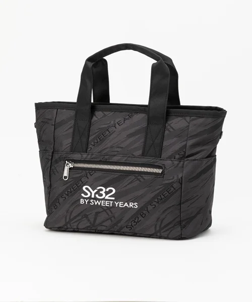 SY32 by SWEET YEARS【2023FW新作】JACQUARD CART BAG SYG-24S103 BLACK