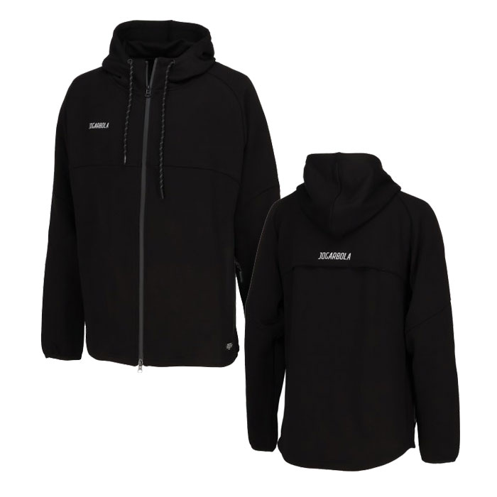 JOGARBOLA/ジョガボーラ TECH SWEAT ZIP HOODIE BLACK