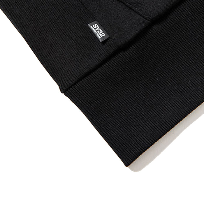 SY32 by SWEET YEARS MIX LOGO P/O HOODIE BLACK