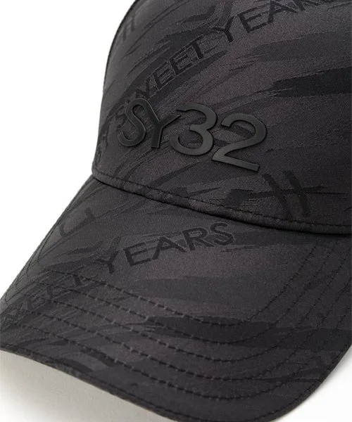 SY32 by SWEET YEARS【2023FW新作】JACQUARD MESH CAP BLACK