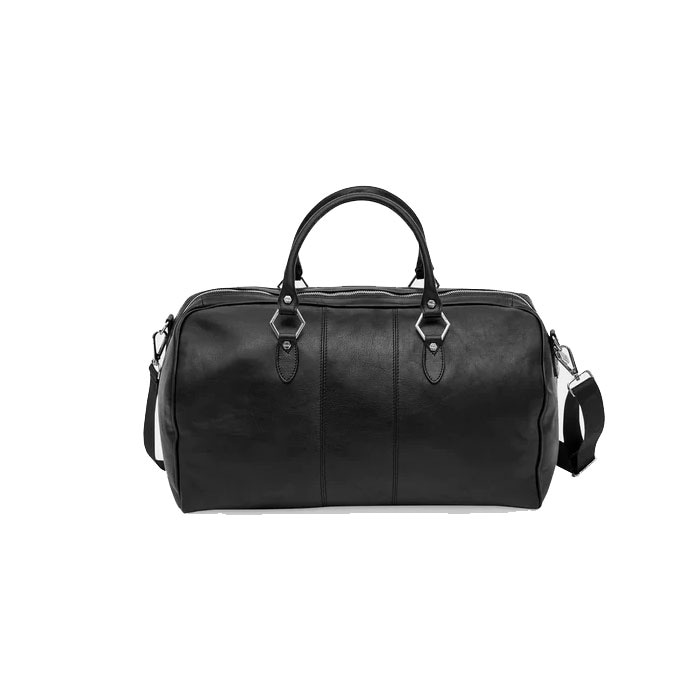 BALR./ボーラーBT LEATHER WEEKENDER BLACK