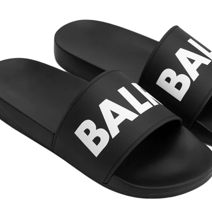 BALR./ボーラーCLASSIC BRAND SLIDE BLACK