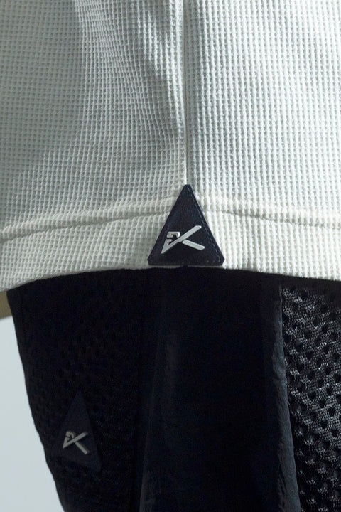 ATHLETADENHAM / WAFFLE POLO OPEN COLLAR