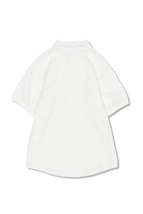 ATHLETADENHAM / WAFFLE POLO OPEN COLLAR