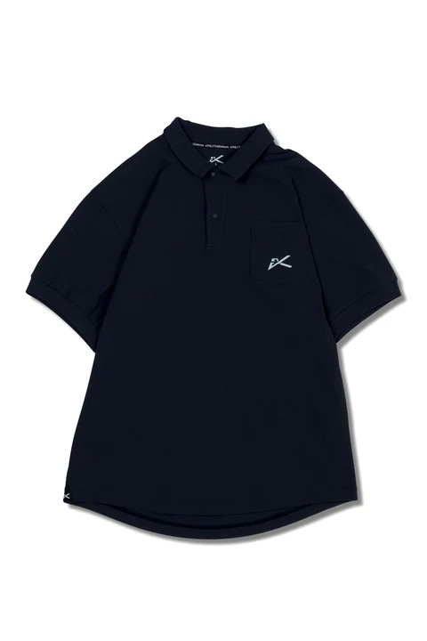 ATHLETADENHAM / WAFFLE POLO OPEN COLLAR