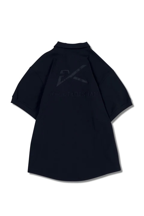 ATHLETADENHAM / WAFFLE POLO OPEN COLLAR