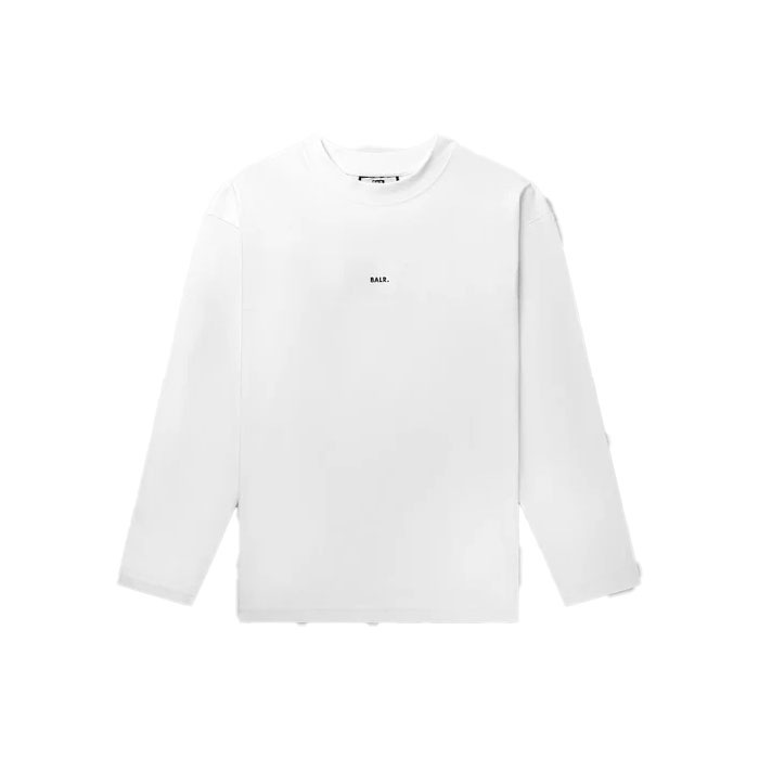 BALR./ボーラー 【日本限定】GAME DAY BOX FIT LONGSLEEVE Bright White/Jet Black