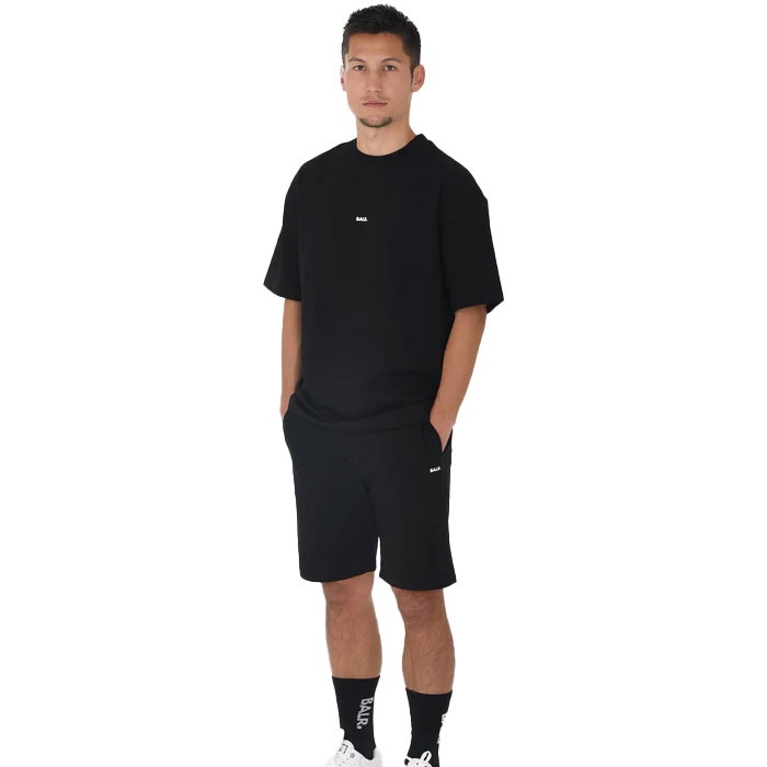 BALR./ボーラー【日本限定】BRAND BOX T-SHIRT JETBLACK