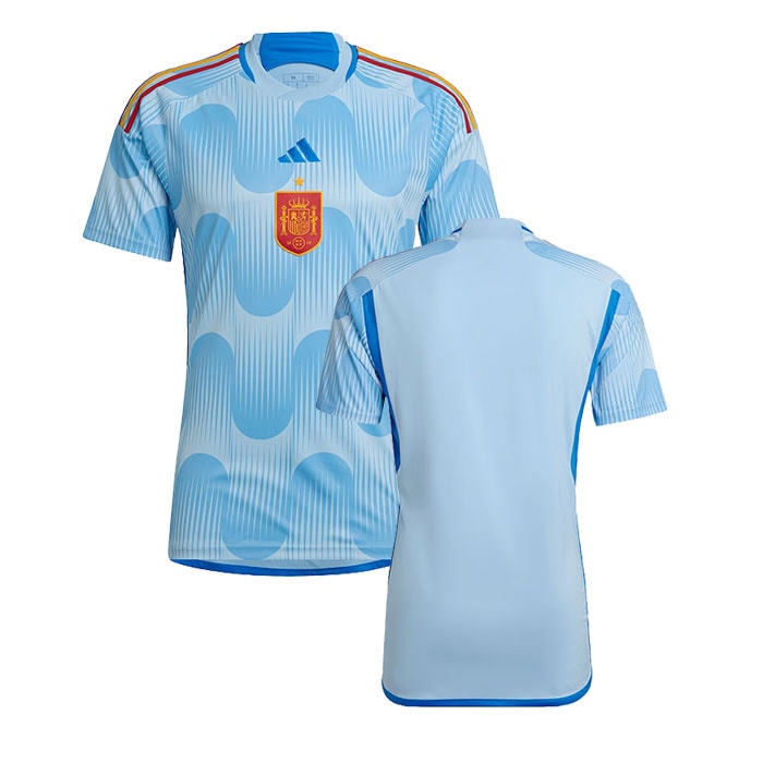 サッカーユニフォーム:スペイン代表 スペイン代表 2022 アウェイ 半袖レプリカユニフォーム