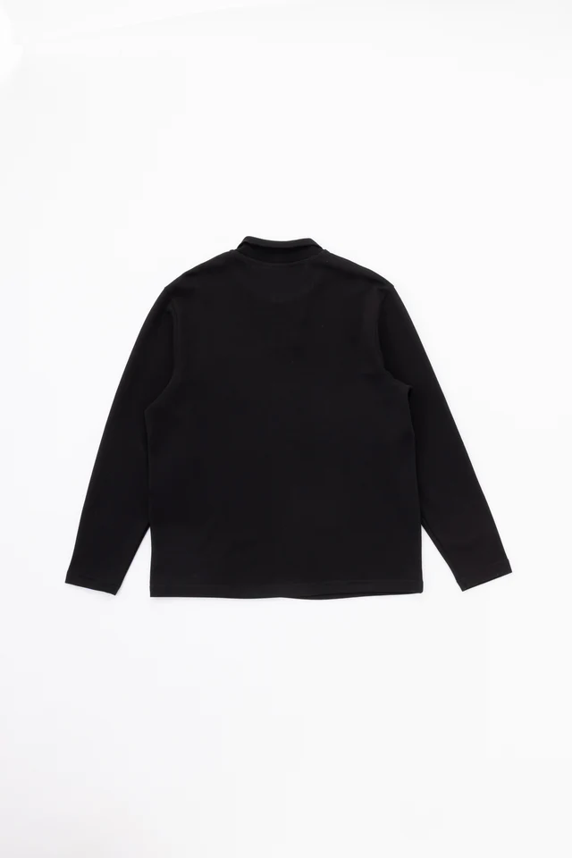BALR./ボーラー Q SERIES L/S POLO - JET BLACK