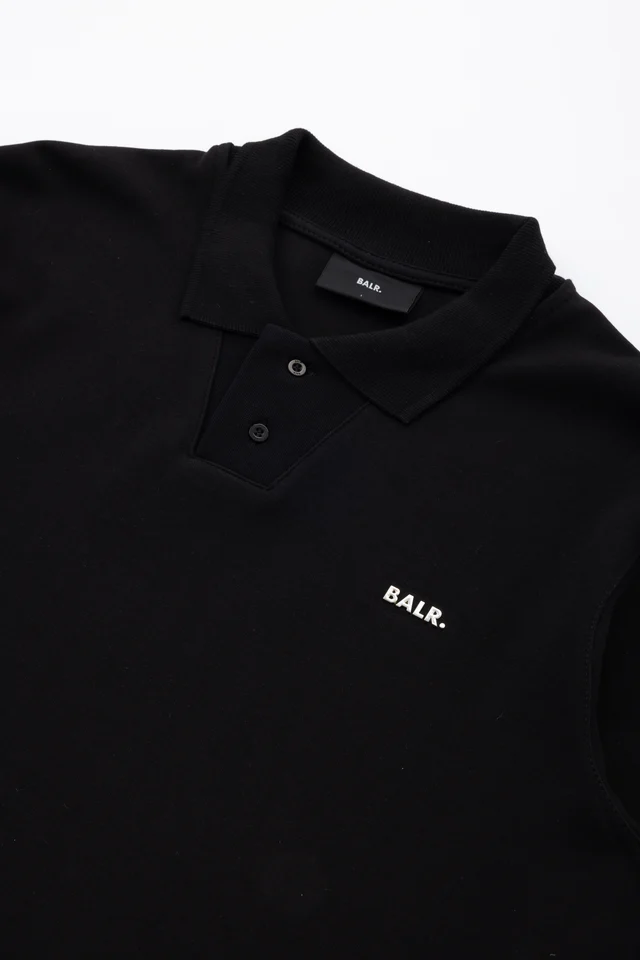 BALR./ボーラー Q SERIES L/S POLO - JET BLACK
