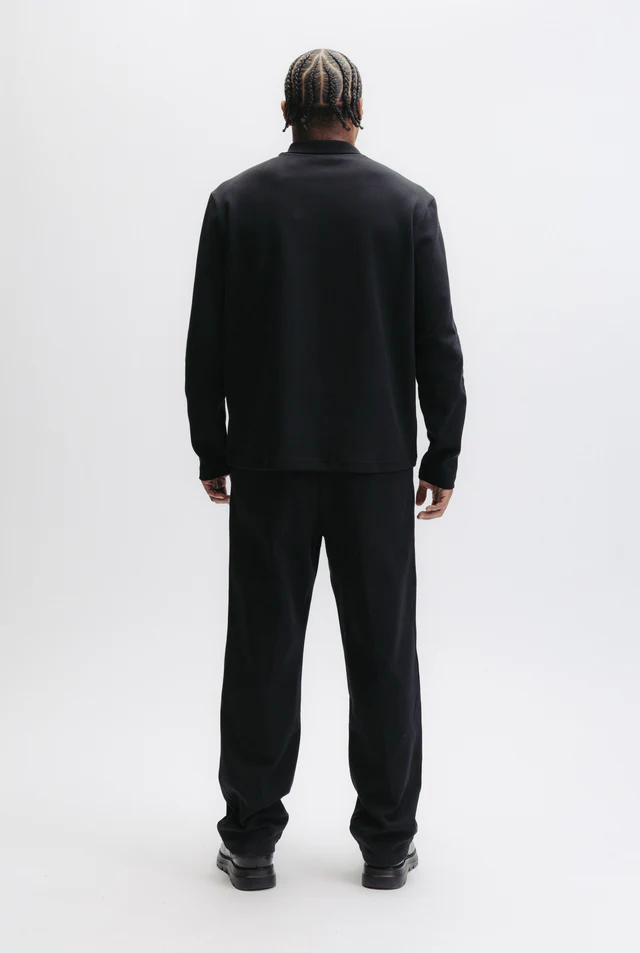 BALR./ボーラー Q SERIES L/S POLO - JET BLACK