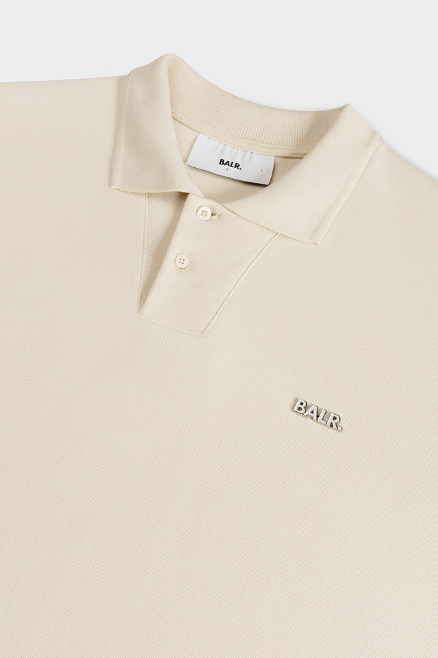 BALR./ボーラー Q SERIES L/S POLO - WHITE SWAN