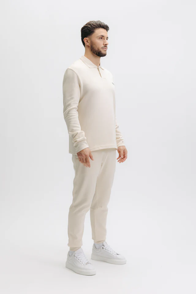 BALR./ボーラー Q SERIES L/S POLO - WHITE SWAN