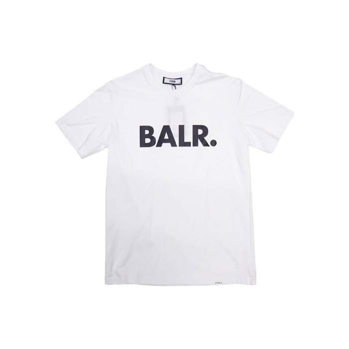 BALR./ボーラー BRAND STRAIGHT T-SHIRT WHITE