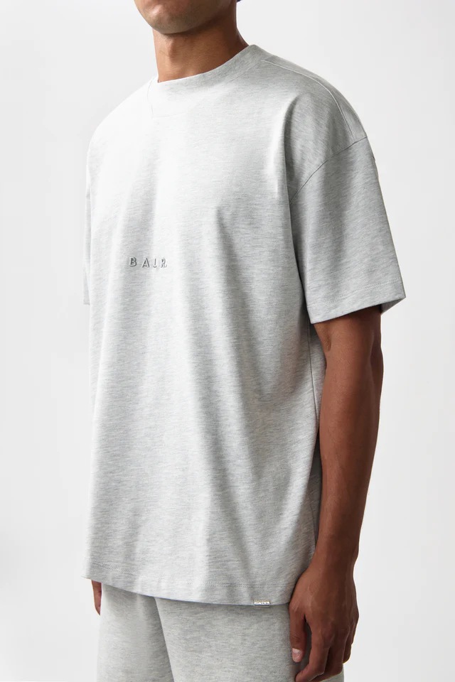 BALR./ボーラー LOGO BOX T-SHIRT / GREY MELANGE