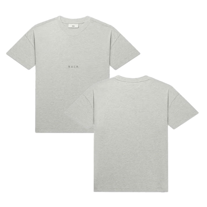 BALR./ボーラー LOGO BOX T-SHIRT / GREY MELANGE