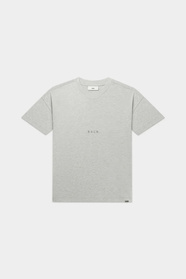 BALR./ボーラー LOGO BOX T-SHIRT / GREY MELANGE