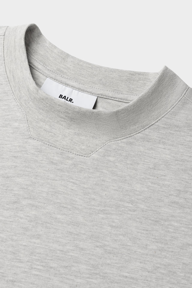 BALR./ボーラー LOGO BOX T-SHIRT / GREY MELANGE