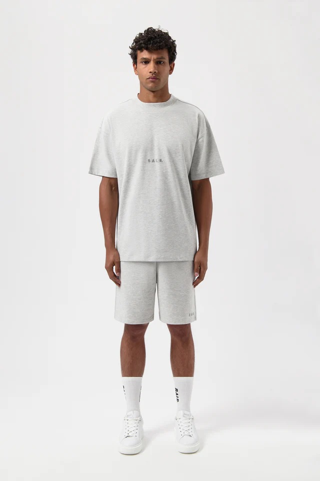 BALR./ボーラー LOGO BOX T-SHIRT / GREY MELANGE