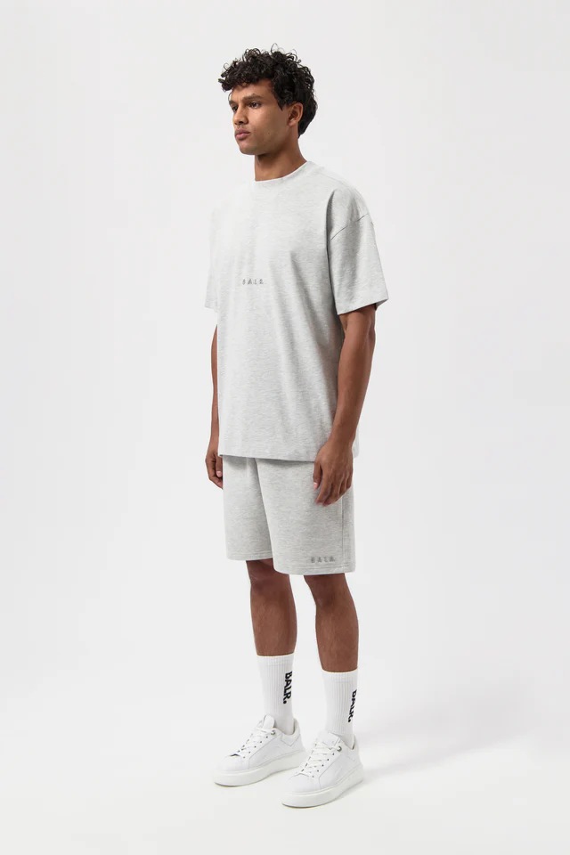 BALR./ボーラー LOGO BOX T-SHIRT / GREY MELANGE
